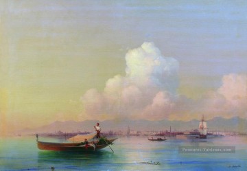 vue de venise du lido 1855 Romantique Ivan Aivazovsky russe Peinture à l'huile